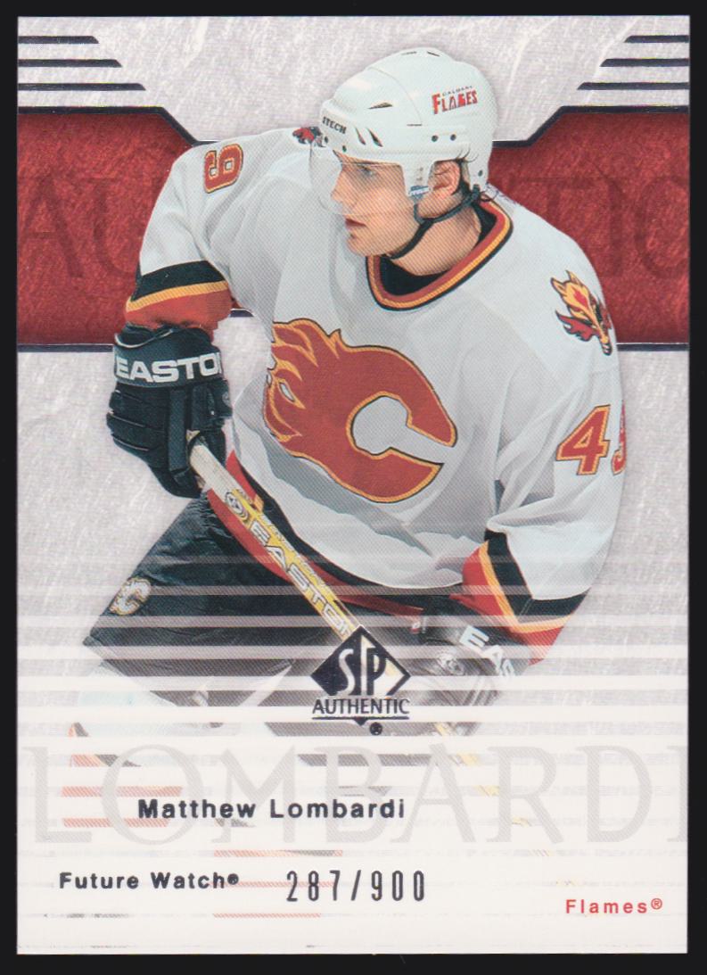 (image for) 2003-04 SP Authentic #107 Matthew Lombardi RC 287/900
