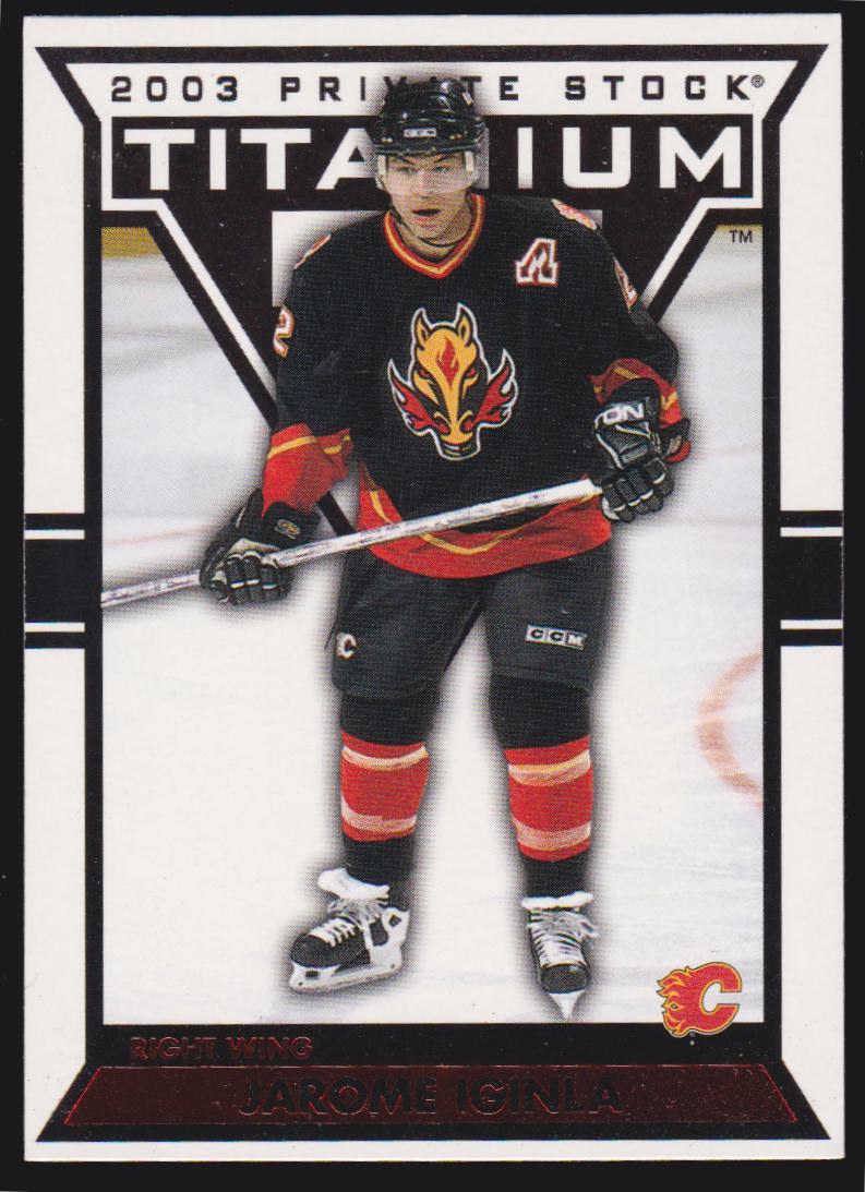 2002-03 Titanium Red #15 Jarome Iginla 067/299 (image for) 2002-03 Titanium Red #15 Jarome Iginla 067/299