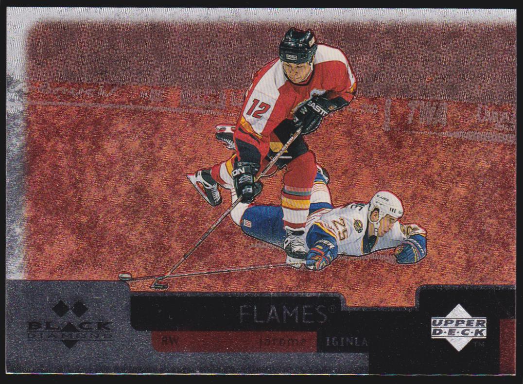 1997-98 Black Diamond Double Diamond #132 Jarome Iginla (image for) 1997-98 Black Diamond Double Diamond #132 Jarome Iginla