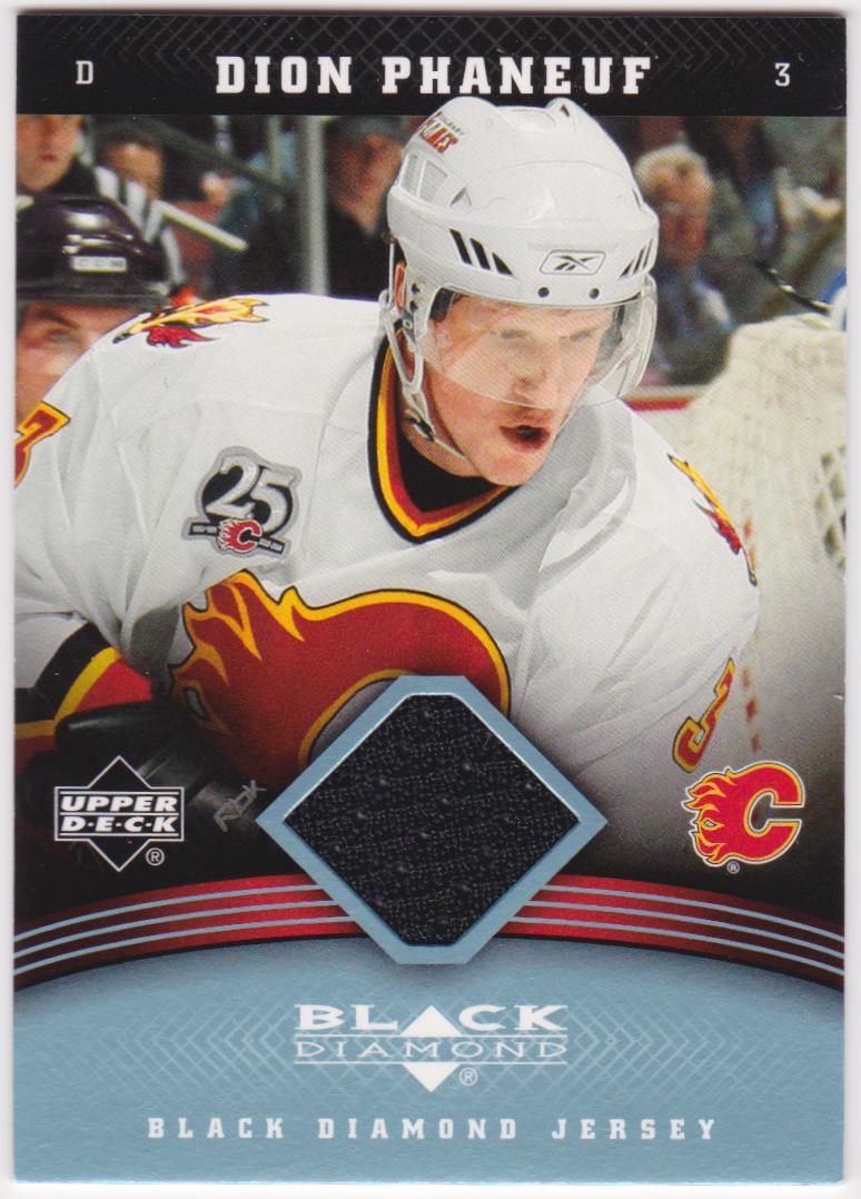 (image for) 2006-07 Black Diamond Jerseys #JDP Dion Phaneuf