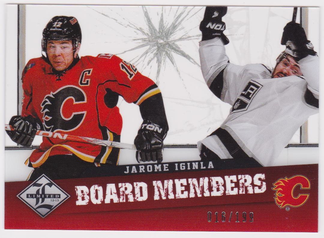 (image for) 2012-13 Limited Board Members #25 Jarome Iginla 016/199