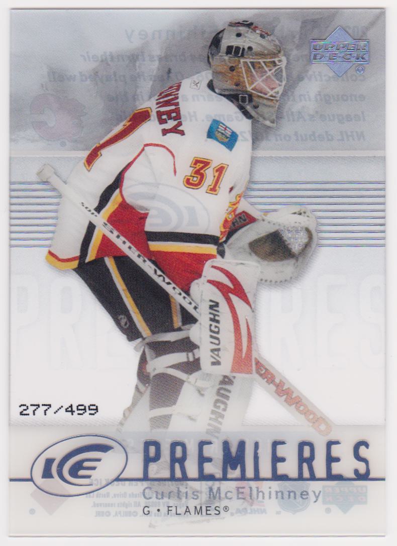 (image for) 2007-08 Upper Deck Ice #202 Curtis McElhinney 277/499 RC