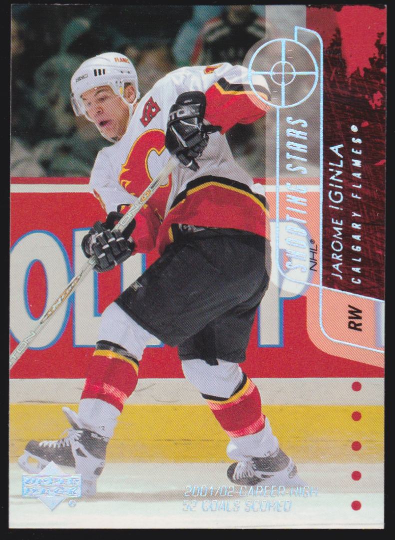 (image for) 2002-03 Upper Deck Shooting Stars #SS2 Jarome Iginla