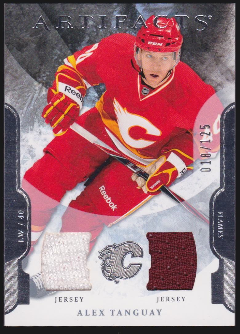 (image for) 2011-12 Artifacts Jerseys #64 Alex Tanguay 018/125