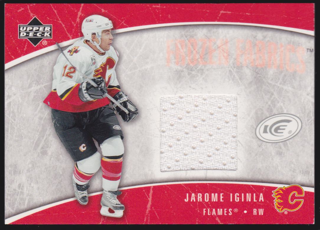 (image for) 2005-06 Upper Deck Ice Frozen Fabrics #FFJI Jarome Iginla