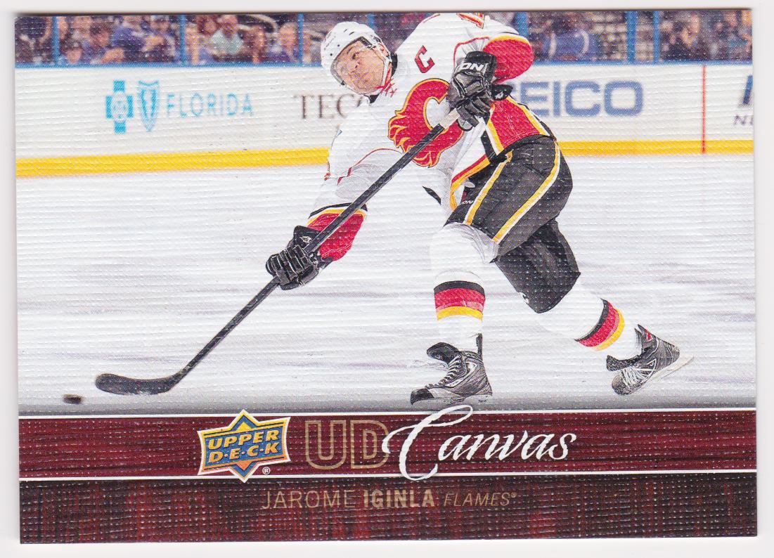 2012-13 Upper Deck Canvas #C15 Jarome Iginla (image for) 2012-13 Upper Deck Canvas #C15 Jarome Iginla