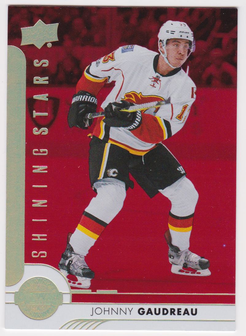 (image for) 2017-18 Upper Deck Shining Stars Left Wingers Red #SSL6 Johnny Gaudreau