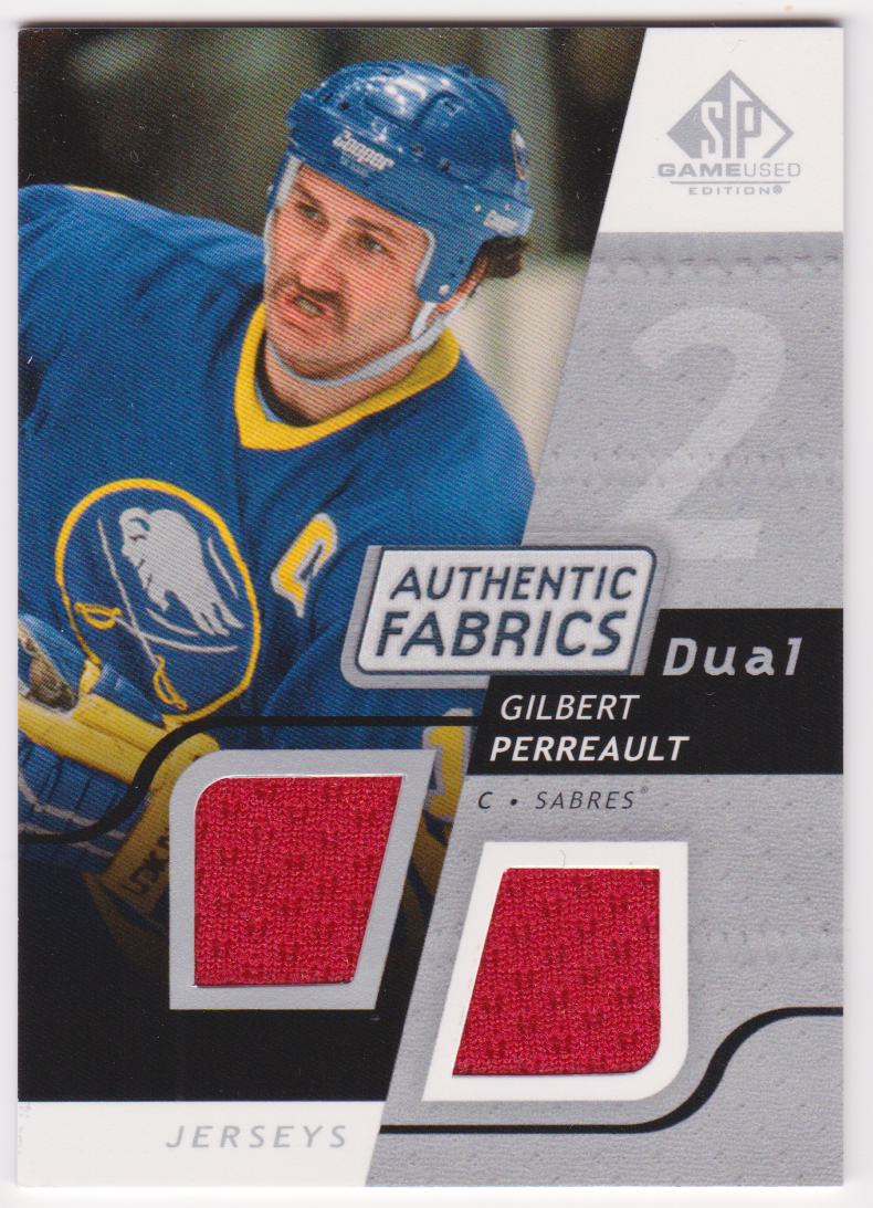 (image for) 2008-09 SP Game Used Dual Authentic Fabrics #AFGP Gilbert Perreault