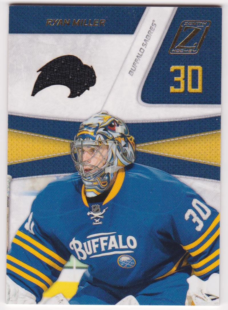 (image for) 2010-11 Zenith Team Logo Die-Cut Jerseys #RMI Ryan Miller
