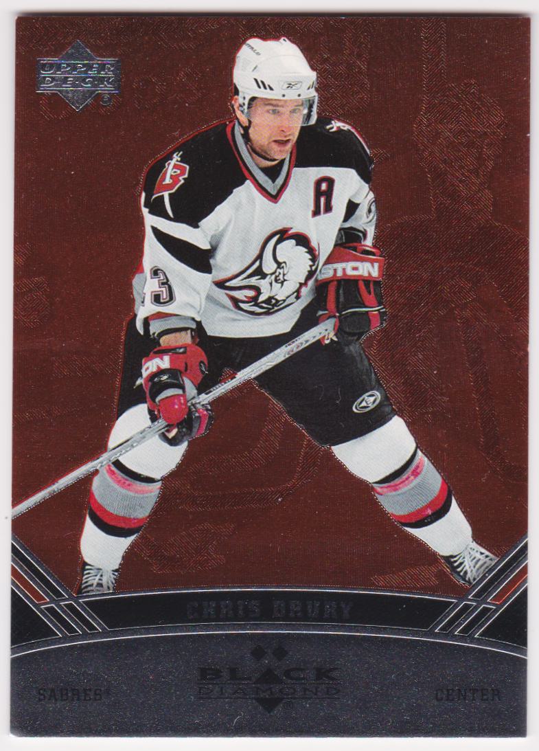 (image for) 2006-07 Black Diamond Ruby #90 Chris Drury 079/100