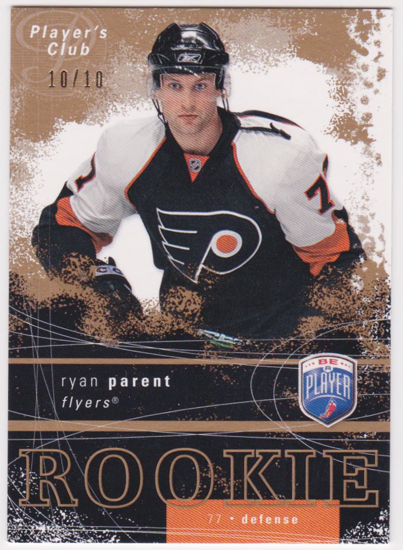 (image for) 2007-08 Be A Player Player's Club #276 Ryan Parent 10/10 - RC Year