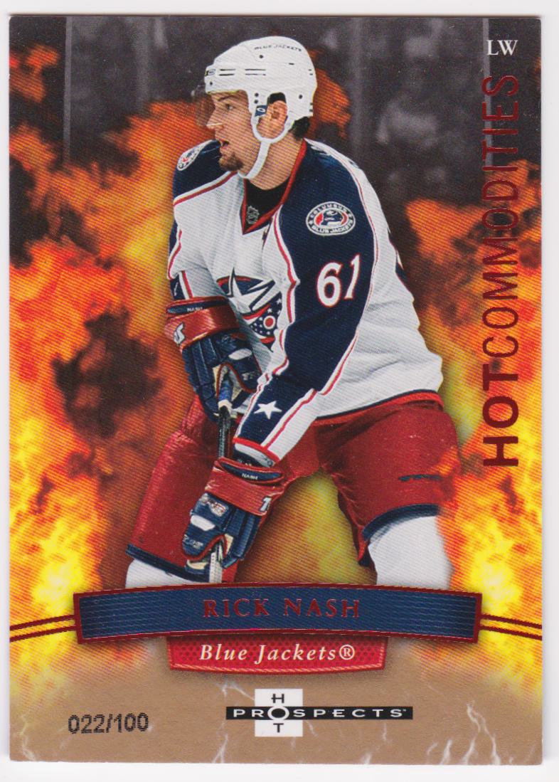 (image for) 2007-08 Hot Prospects Red Hot #147 Rick Nash 022/100