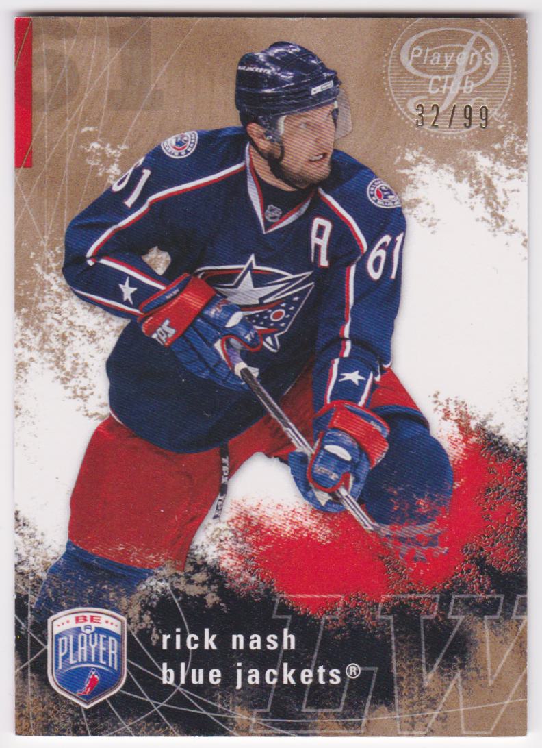 (image for) 2007-08 Be A Player Player's Club #55 Rick Nash 32/99