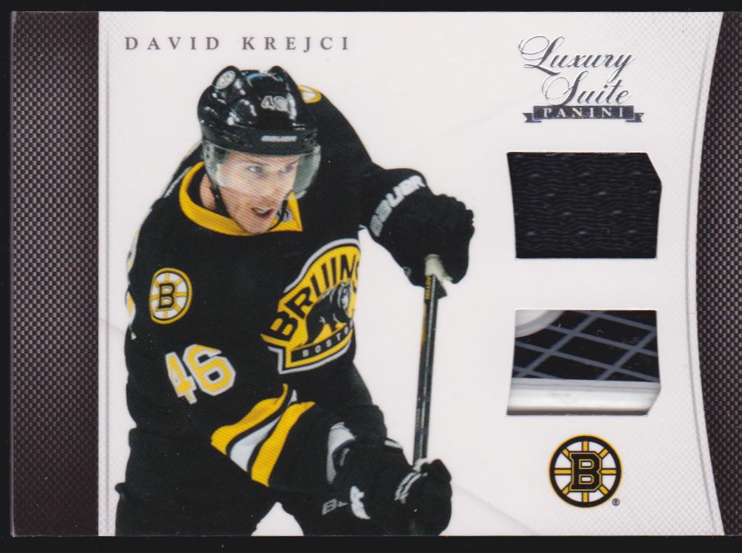(image for) 2011-12 Luxury Suite #3 David Krejci / Jerseys & Stick