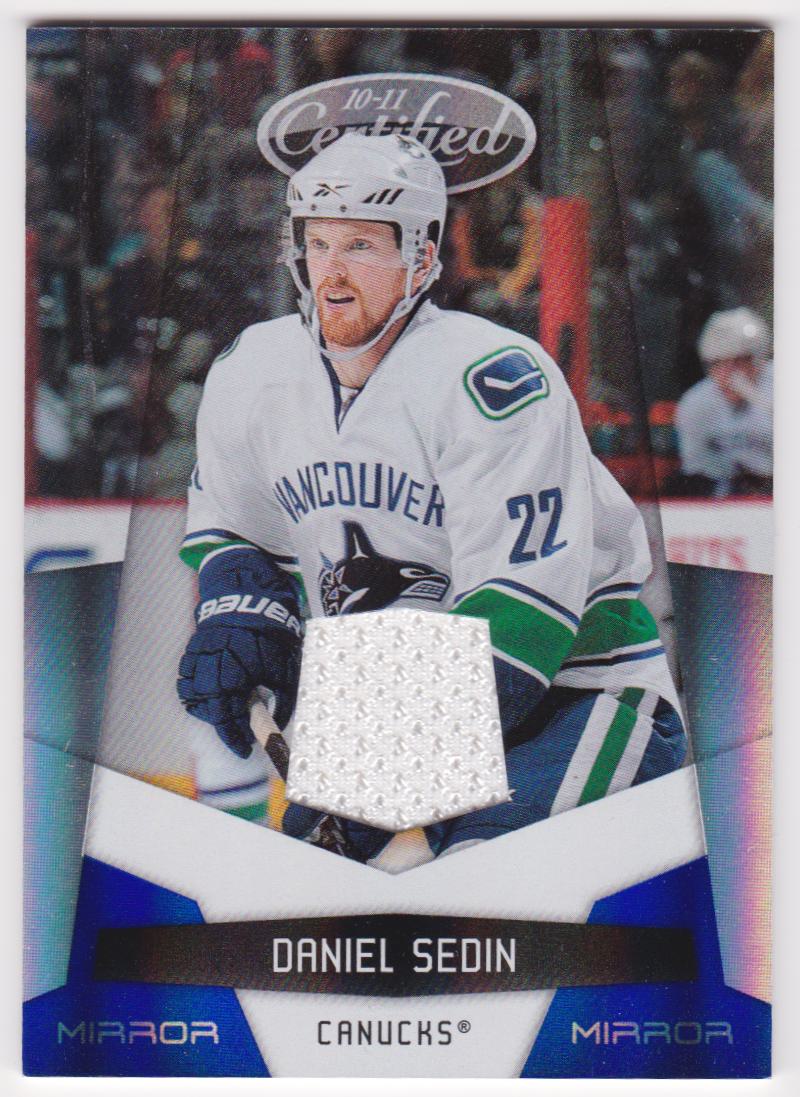 2010-11 Certified Mirror Blue Materials #140 Daniel Sedin (image for) 2010-11 Certified Mirror Blue Materials #140 Daniel Sedin