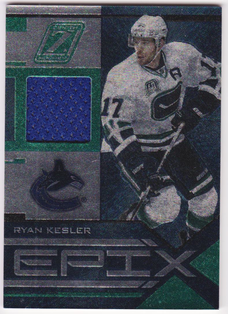 (image for) 2010-11 Zenith Epix Materials #3 Ryan Kesler 042/100