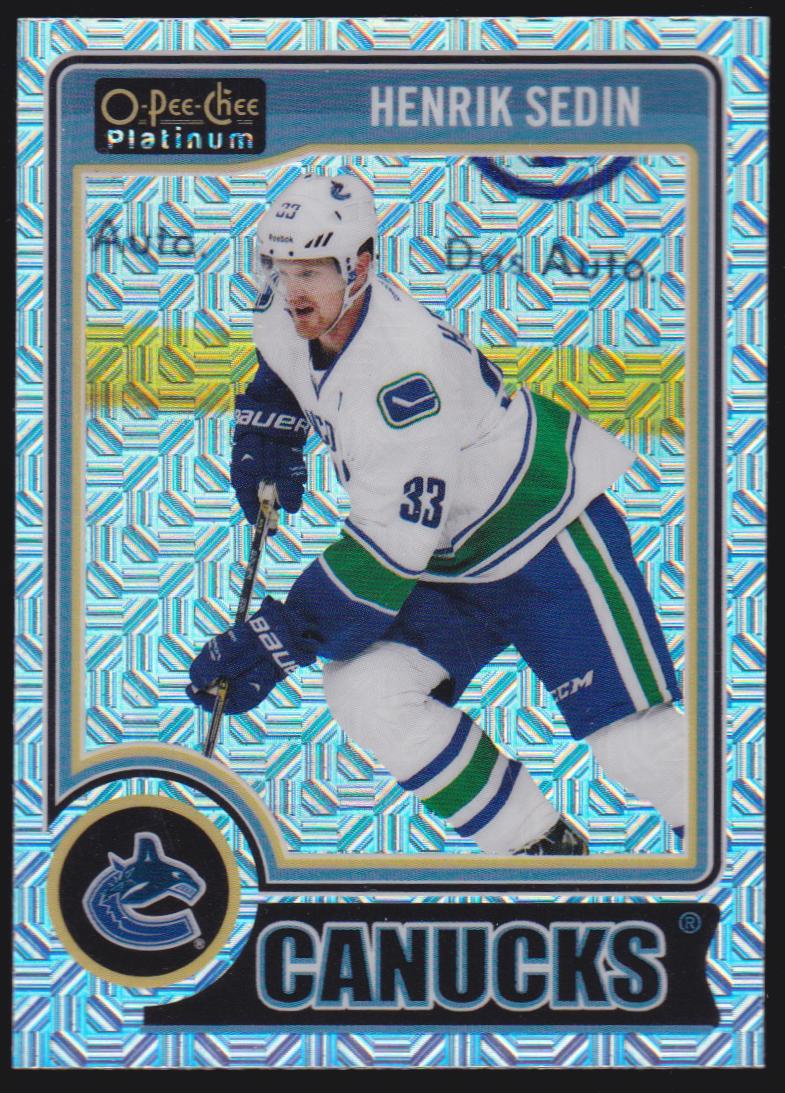 2014-15 O-Pee-Chee Platinum Traxx #70 Henrik Sedin (image for) 2014-15 O-Pee-Chee Platinum Traxx #70 Henrik Sedin