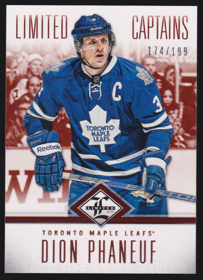(image for) 2012-13 Limited #177 Dion Phaneuf 174/199 Captains