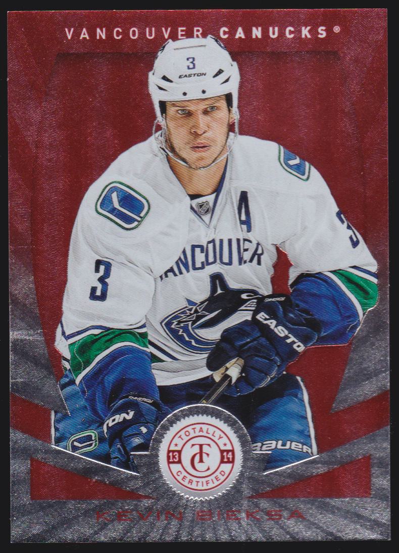 (image for) 2013-14 Totally Certified Platinum Red #8 Kevin Bieksa