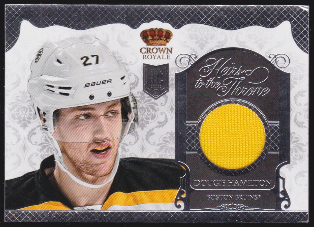 (image for) 2013-14 Crown Royale Heirs to the Throne Materials #HTDH Dougie Hamilton