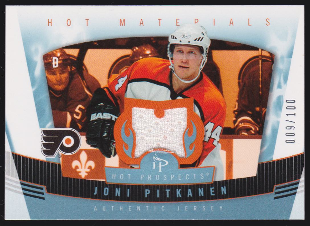 (image for) 2006-07 Hot Prospects Hot Materials Red Hot #HMJP Joni Pitkanen