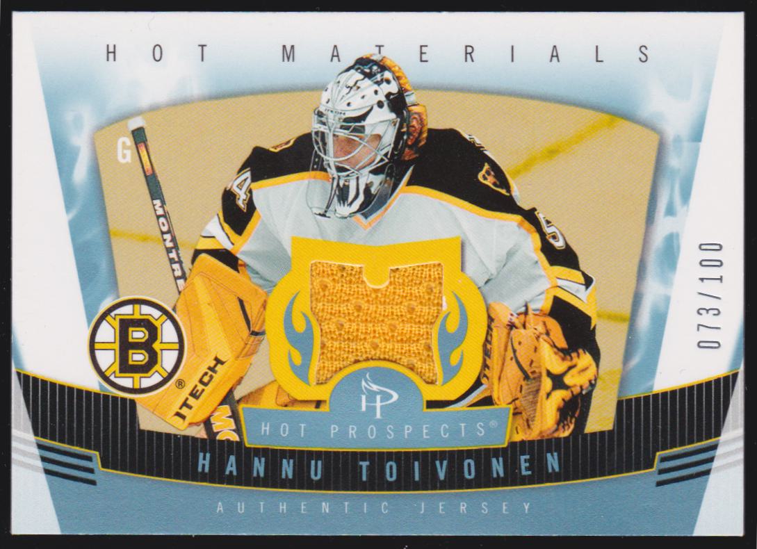 (image for) 2006-07 Hot Prospects Hot Materials Red Hot #HMHT Hannu Toivonen