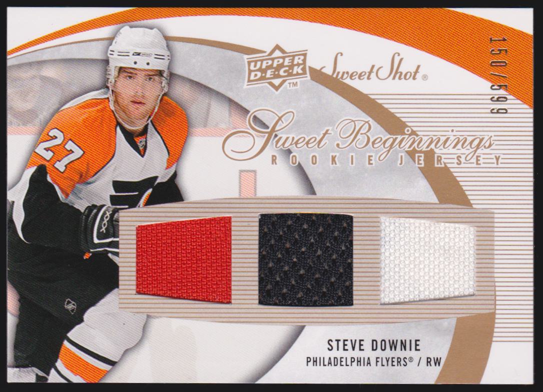 (image for) 2007-08 Sweet Shot #151 Steve Downie - Jerseys - RC - 150/599