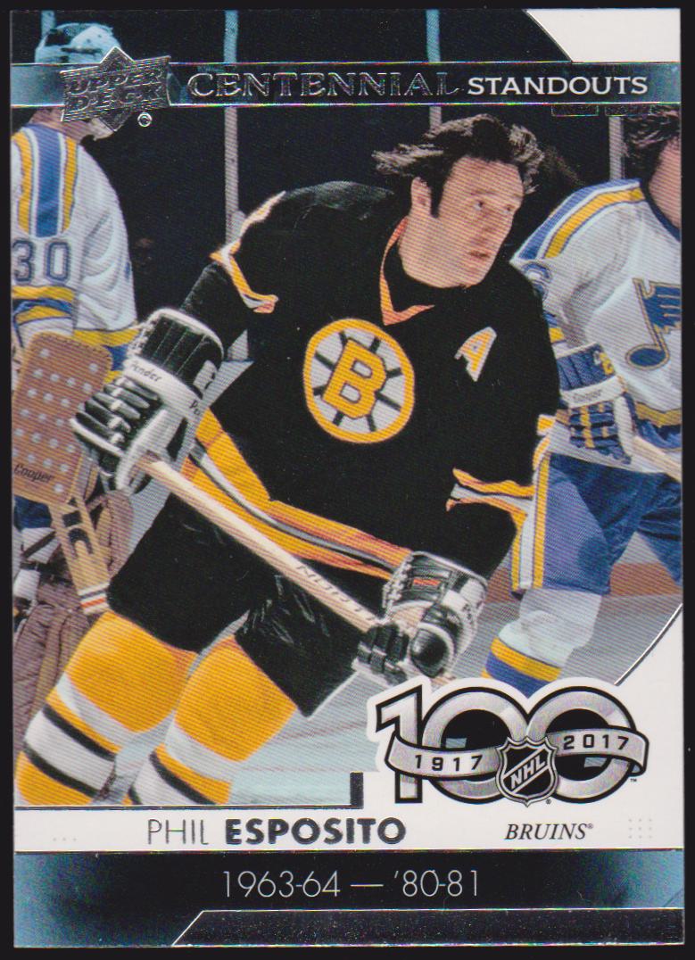 (image for) 2017-18 Upper Deck Centennial Standouts #CS18 Phil Esposito