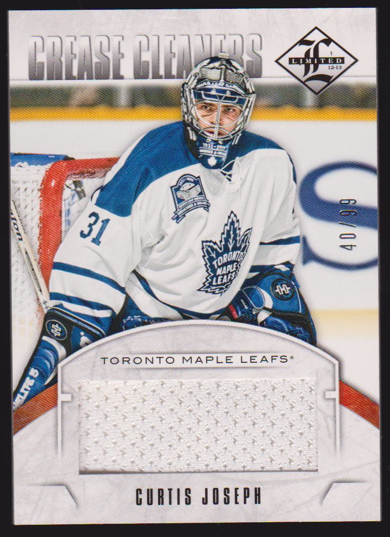 (image for) 2012-13 Limited Crease Cleaners Materials #39 Curtis Joseph 40/99