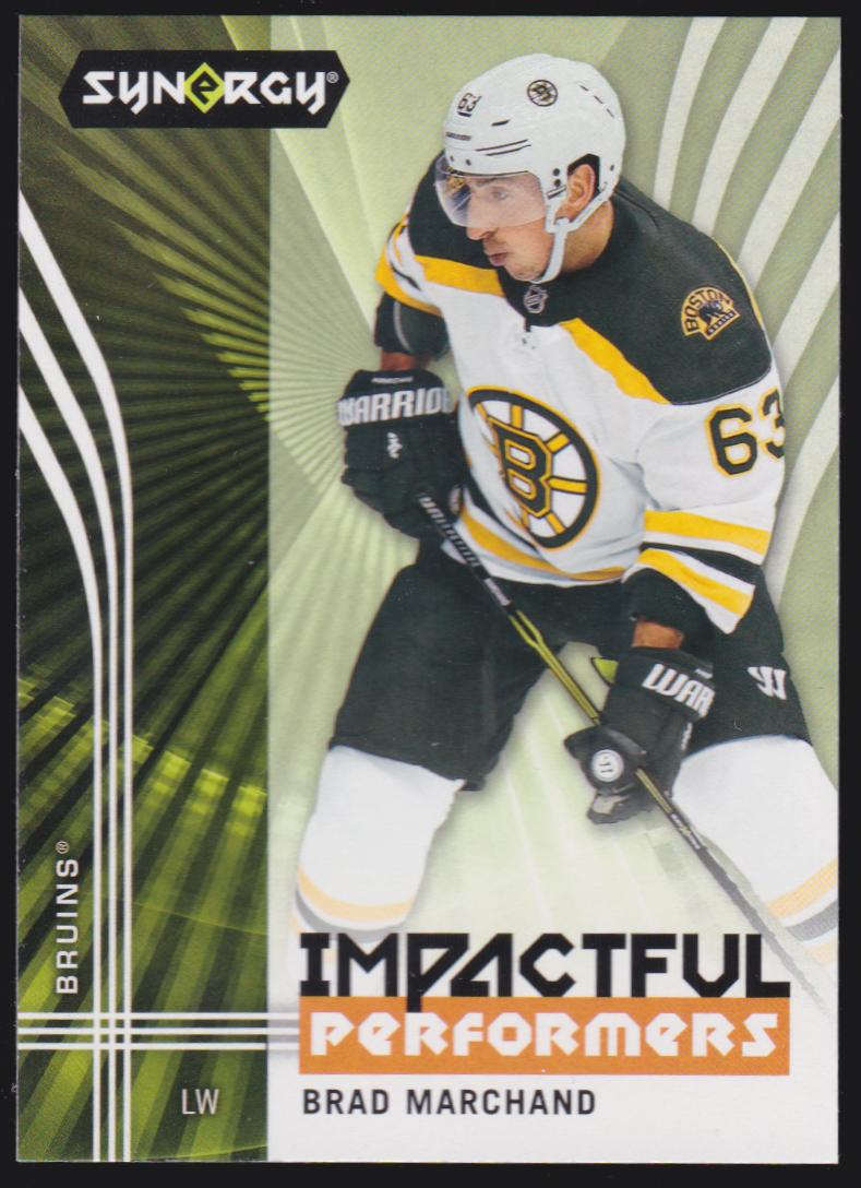 2019-20 Synergy Impactful Performers #GC4 Brad Marchand (image for) 2019-20 Synergy Impactful Performers #GC4 Brad Marchand