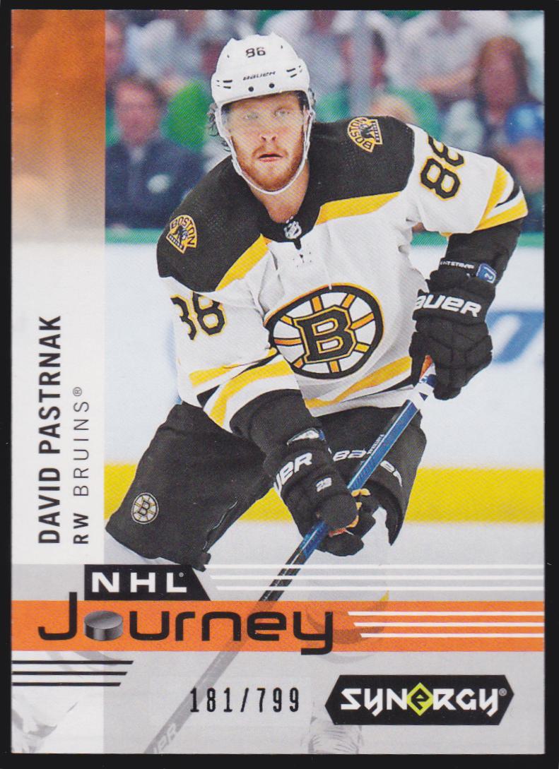 (image for) 2019-20 Synergy NHL Journey '18-19 Season #NP8 David Pastrnak 181/799
