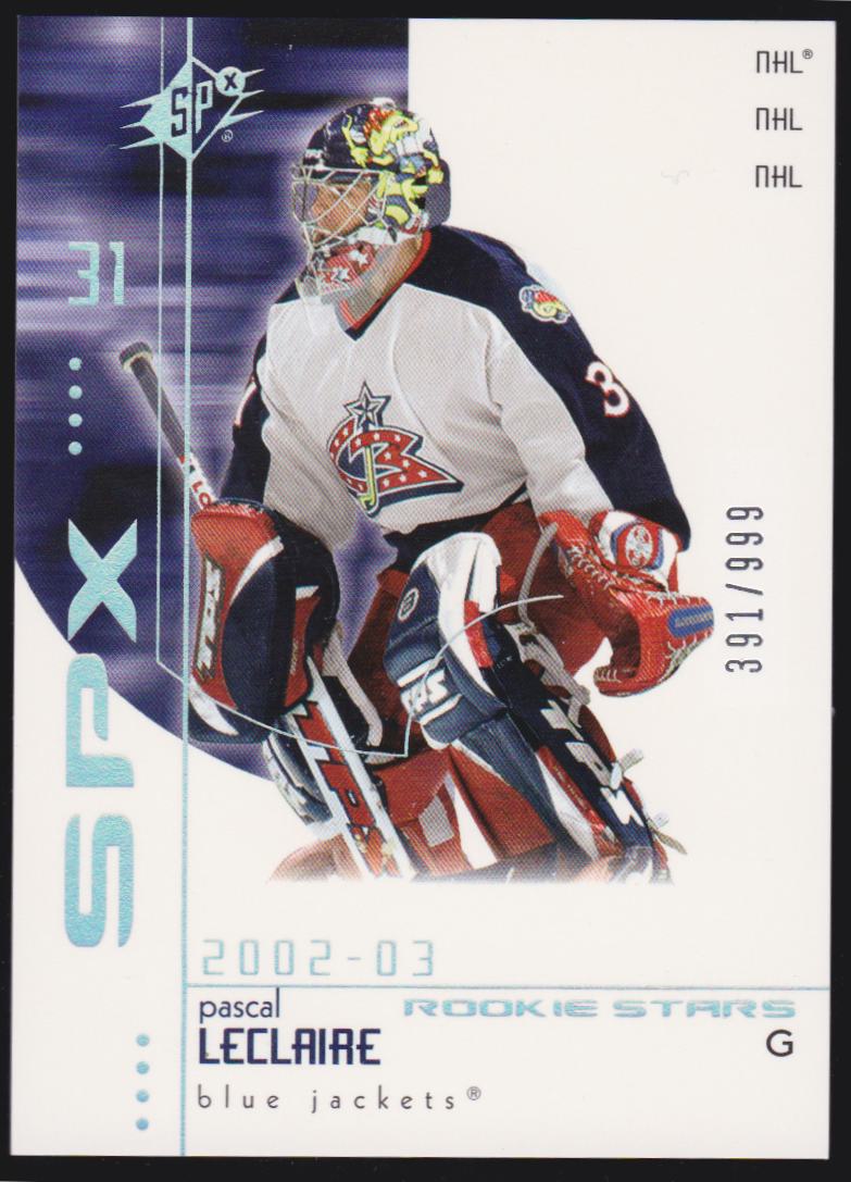 (image for) 2002-03 SPx #176 Pascal LeClaire RC 391/999