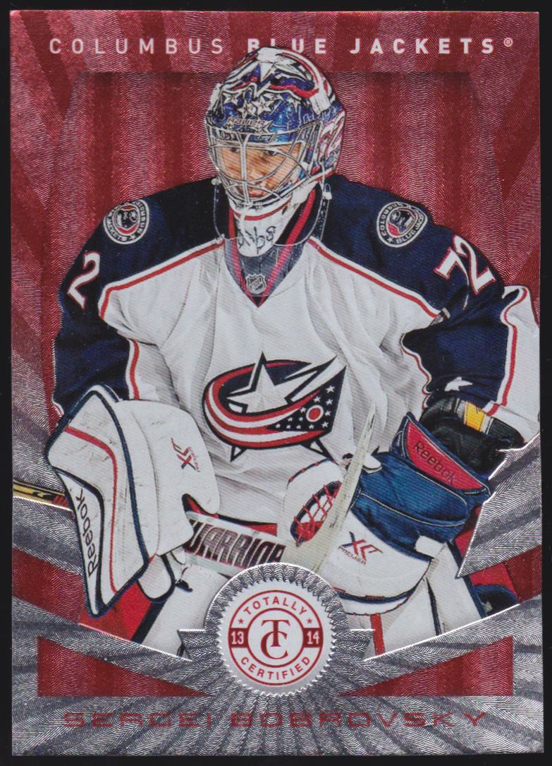 (image for) 2013-14 Totally Certified Platinum Red #92 Sergei Bobrovsky