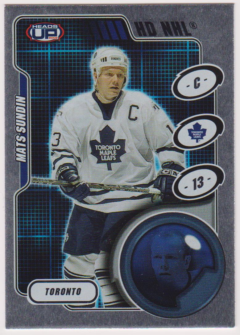 (image for) 2001-02 Pacific Heads Up HD NHL #9 Mats Sundin