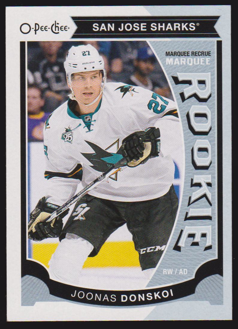 2015-16 O-Pee-Chee Update #U41 Joonas Donskoi RC (image for) 2015-16 O-Pee-Chee Update #U41 Joonas Donskoi RC
