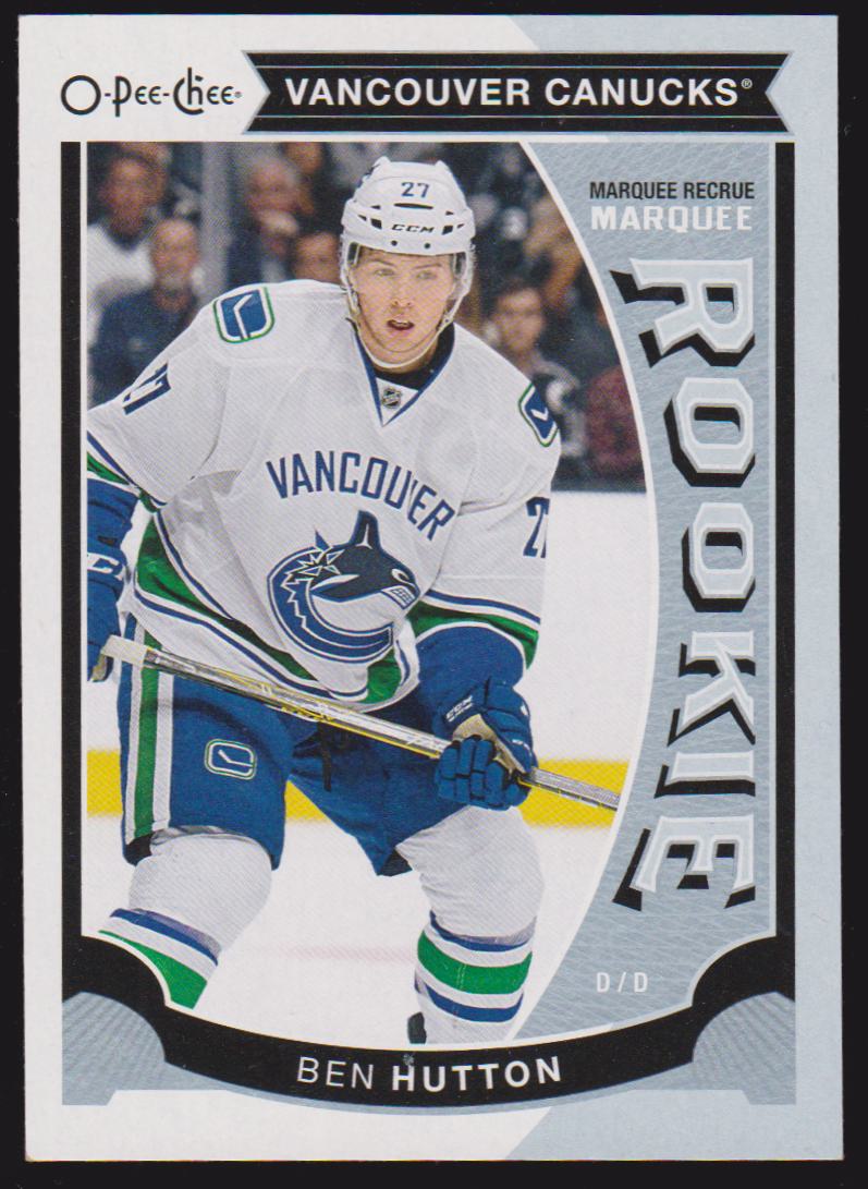 2015-16 O-Pee-Chee Update #U19 Ben Hutton RC (image for) 2015-16 O-Pee-Chee Update #U19 Ben Hutton RC