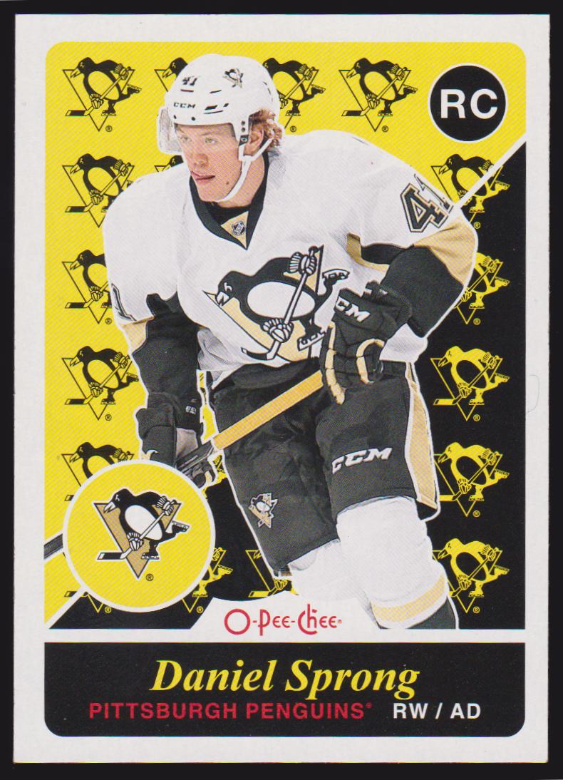 2015-16 O-Pee-Chee Update Retro #U40 Daniel Sprong RC (image for) 2015-16 O-Pee-Chee Update Retro #U40 Daniel Sprong RC