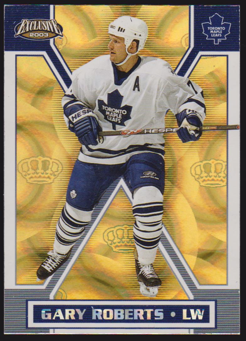 (image for) 2002-03 Pacific Exclusive Gold #162 Gary Roberts