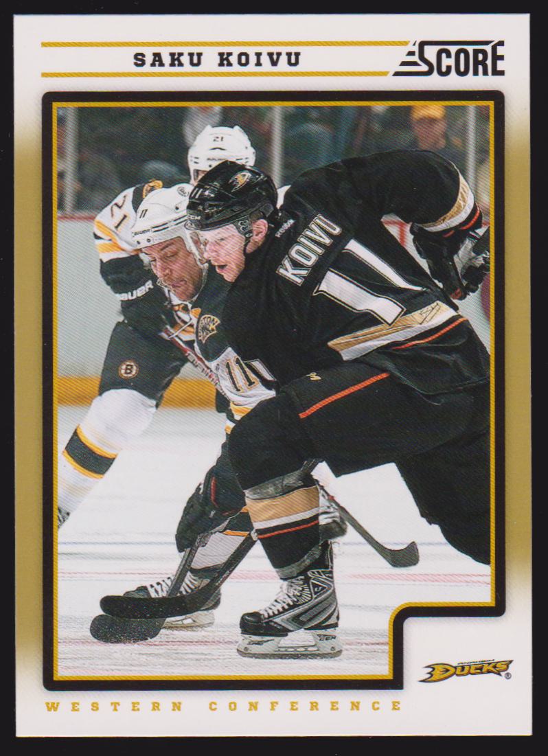 (image for) 2012-13 Score Gold Rush #43 Saku Koivu