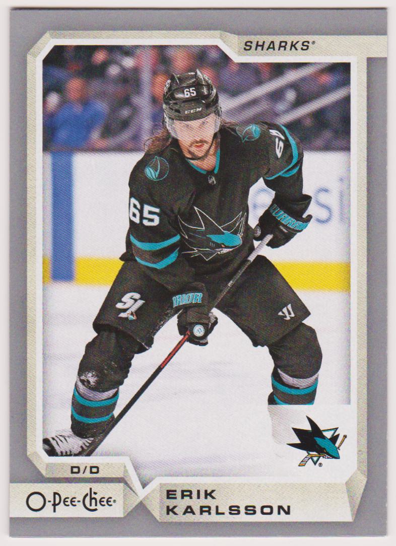 2018-19 O-Pee-Chee Silver #610 Erik Karlsson (image for) 2018-19 O-Pee-Chee Silver #610 Erik Karlsson