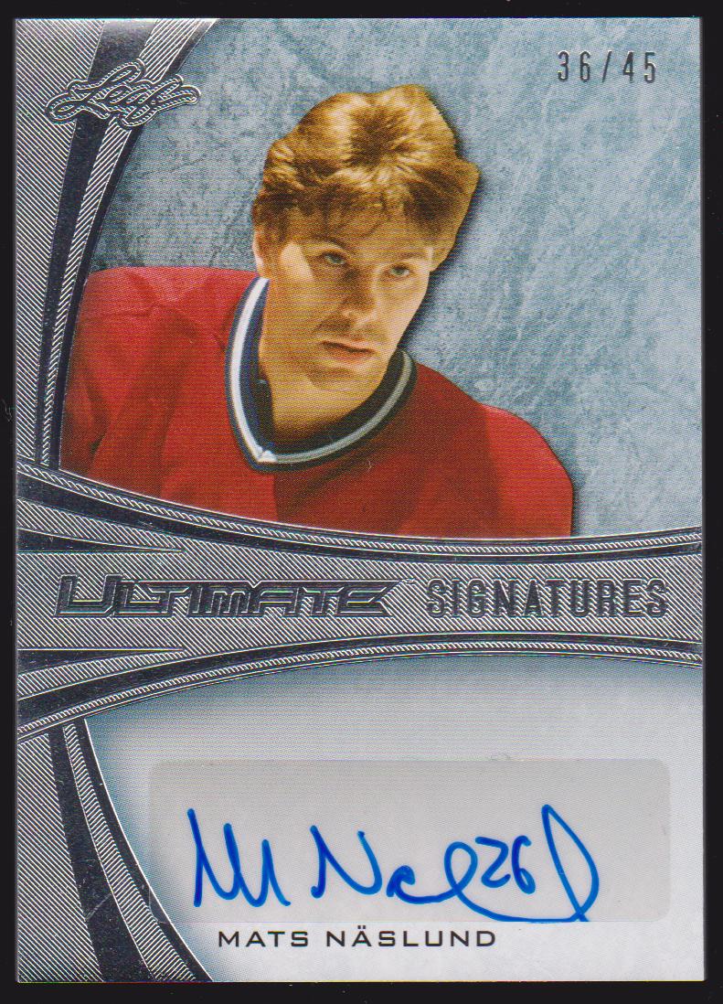 (image for) 2015-16 Leaf Ultimate Signatures #USMN1 Mats Naslund 36/45 - AUTO