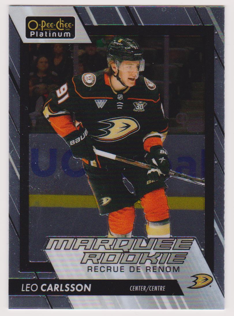(image for) 2023-24 O-Pee-Chee Platinum #293 Leo Carlsson RC