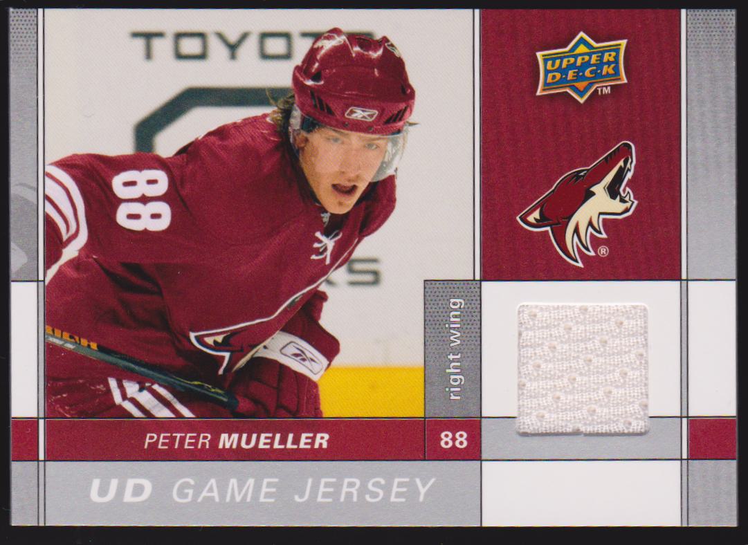 (image for) 2009-10 Upper Deck Game Jerseys #GJ2PM Peter Mueller