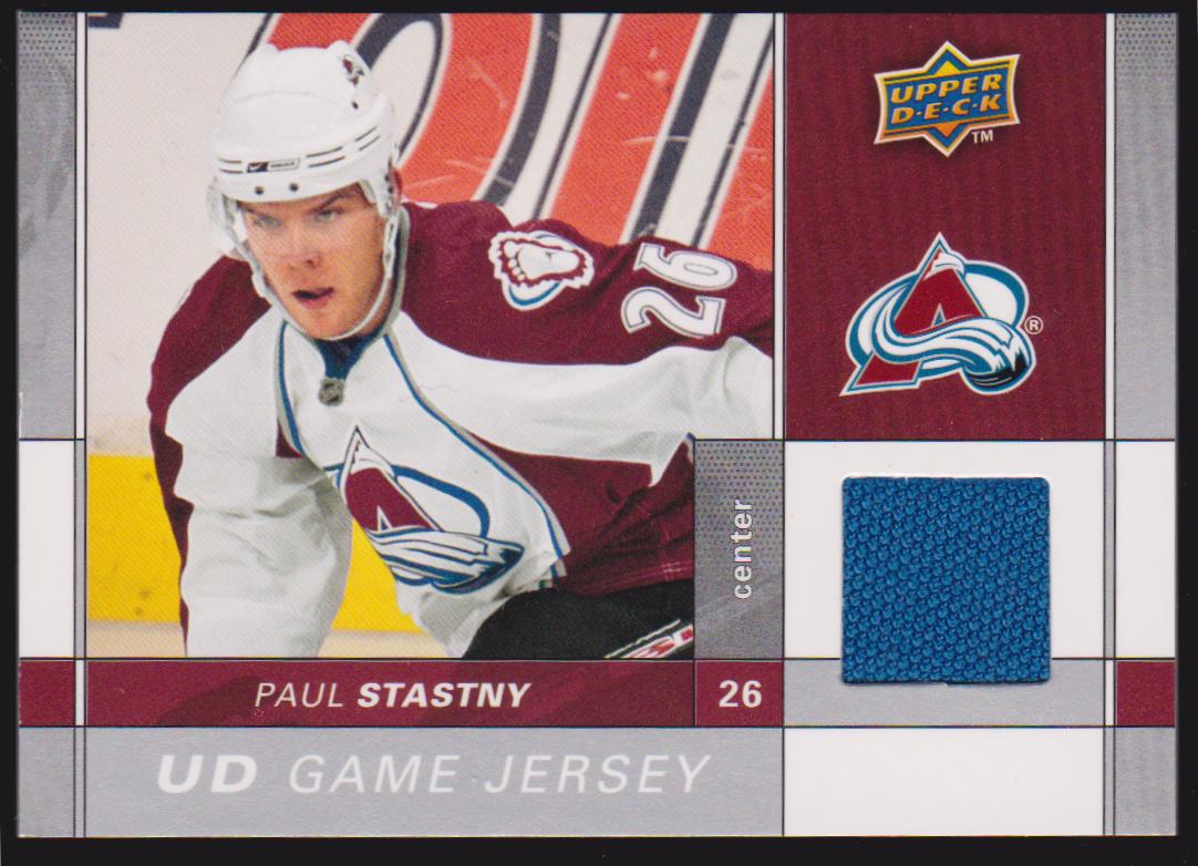 (image for) 2009-10 Upper Deck Game Jerseys #GJ2PS Paul Stastny