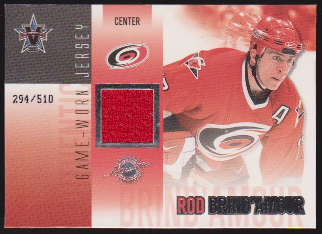 (image for) 2002-03 Vanguard Jerseys #9 Rod Brind'Amour 294/510