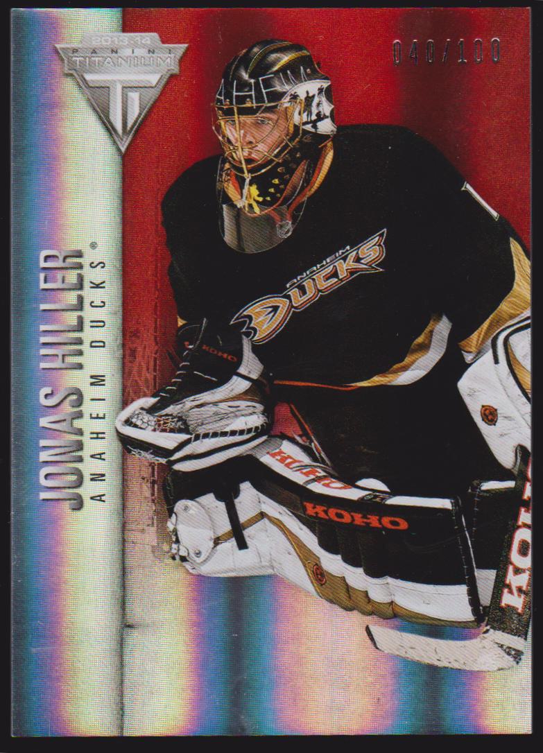 (image for) 2013-14 Panini Titanium Draft Position #51 Jonas Hiller 040/100