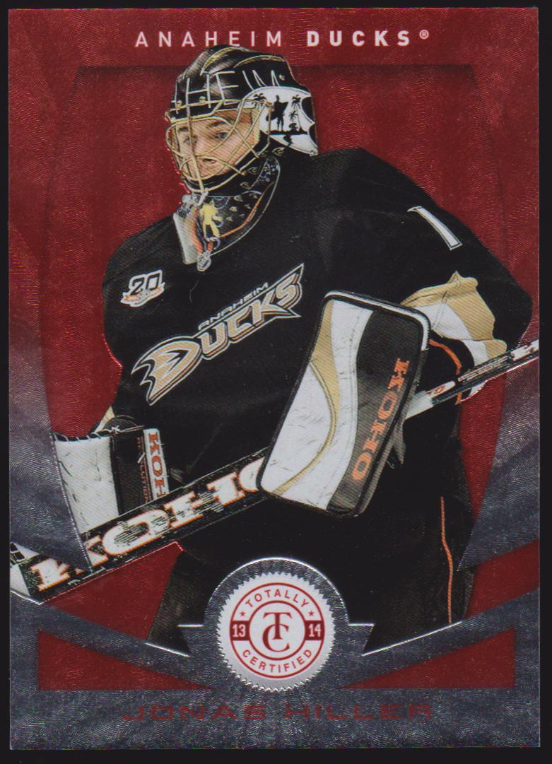 (image for) 2013-14 Totally Certified Platinum Red #129 Jonas Hiller