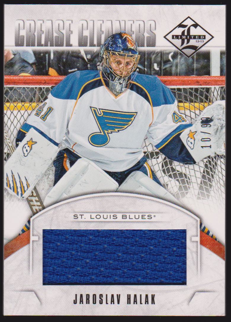 (image for) 2012-13 Limited Crease Cleaners Materials #CCHA Jaroslav Halak 10/99