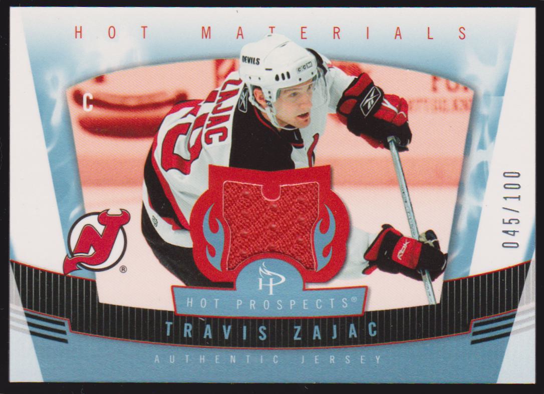 (image for) 2006-07 Hot Prospects Hot Materials Red Hot #HMTZ Travis Zajac