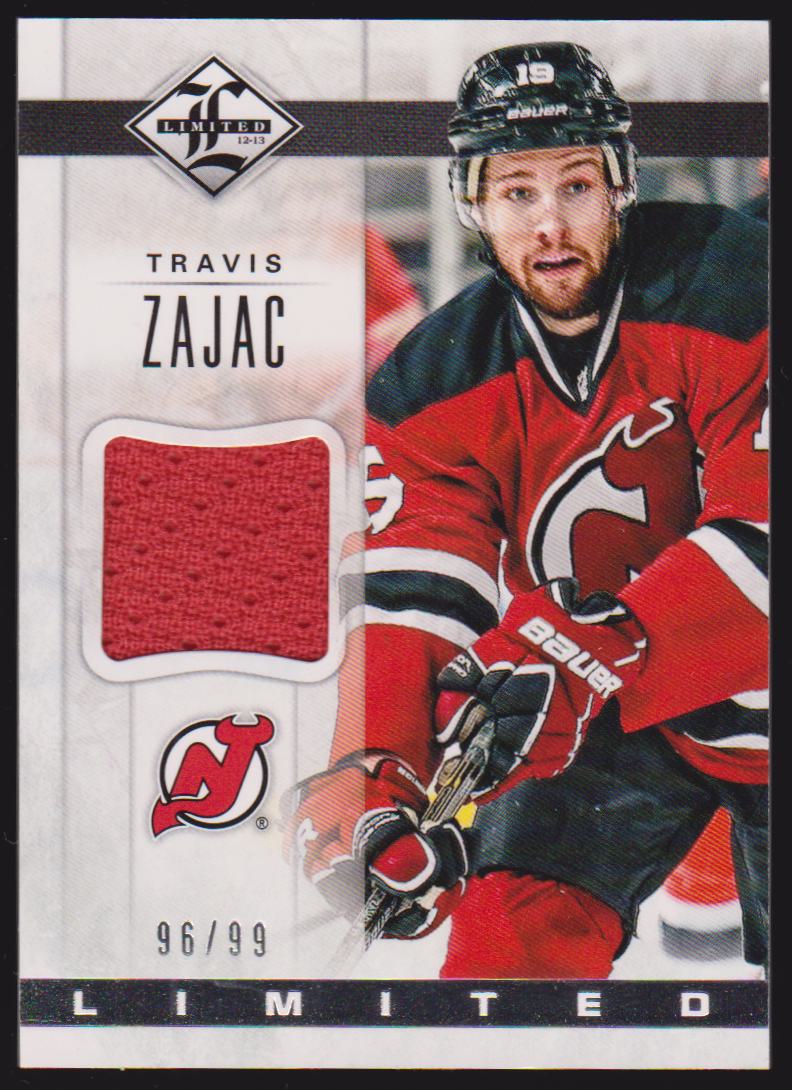 (image for) 2012-13 Limited Materials #LJTZ Travis Zajac 96/99